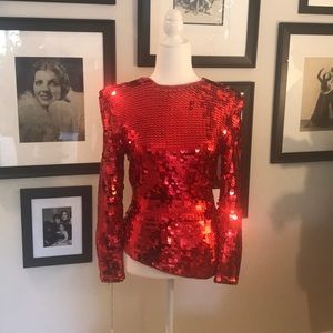 1980’s/Vintage knitted sequence top